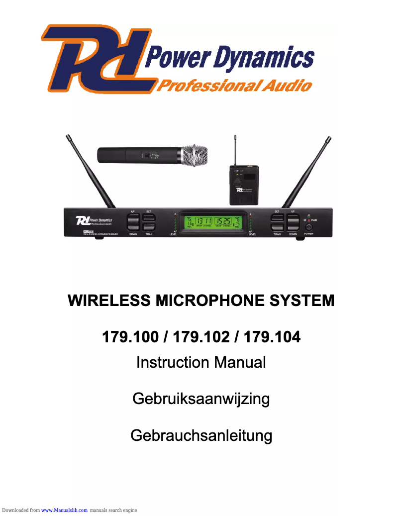 Page 1 de la notice Manuel utilisateur Power Dynamics PDM661