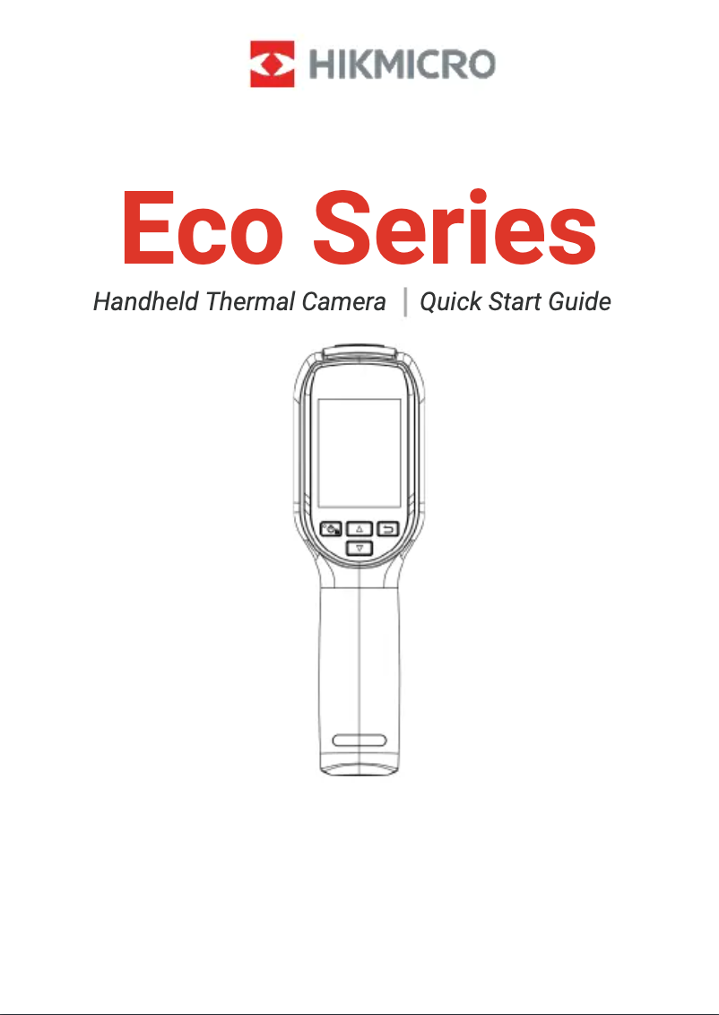 Page n°1 - Manuel utilisateur Hikmicro Eco-V