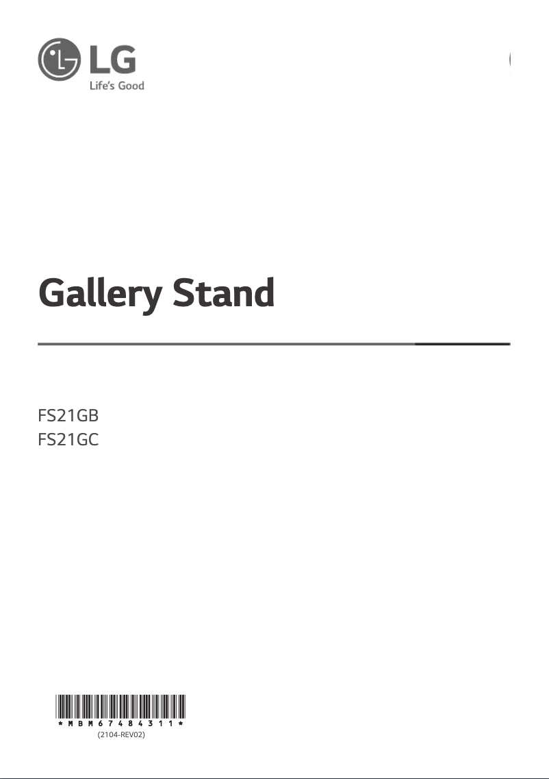 Page 1 de la notice Manuel utilisateur LG FS21GB