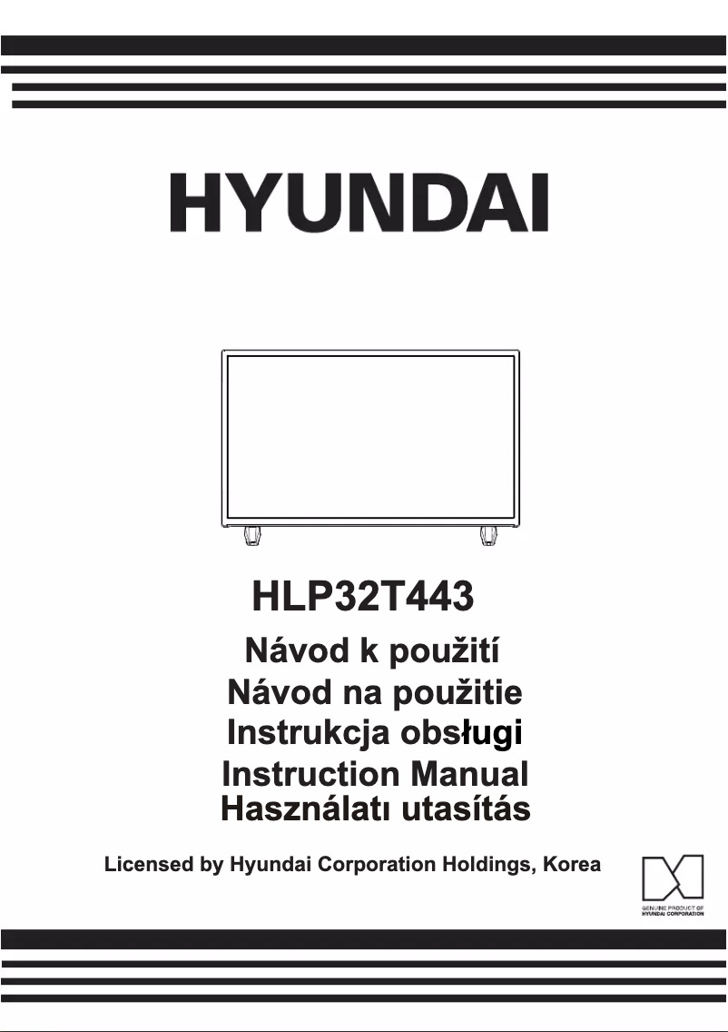 Page 1 de la notice Manuel utilisateur Hyundai HLP32T443