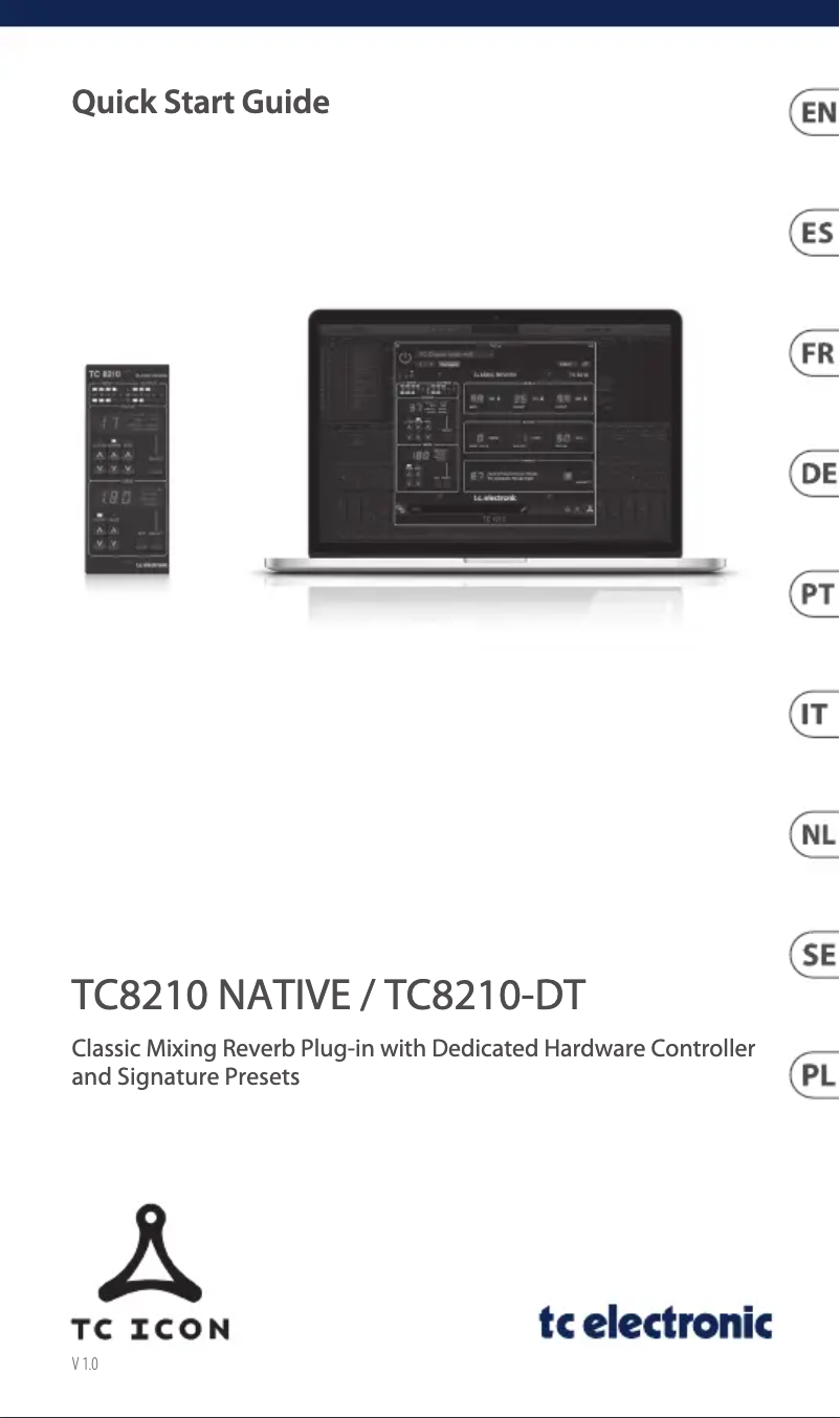 Image de la première page du manuel de l'appareil TC8210 Native