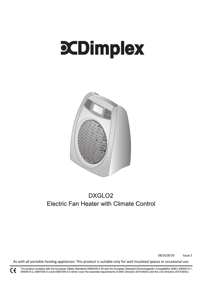 Image de la première page du manuel de l'appareil DXGLO2