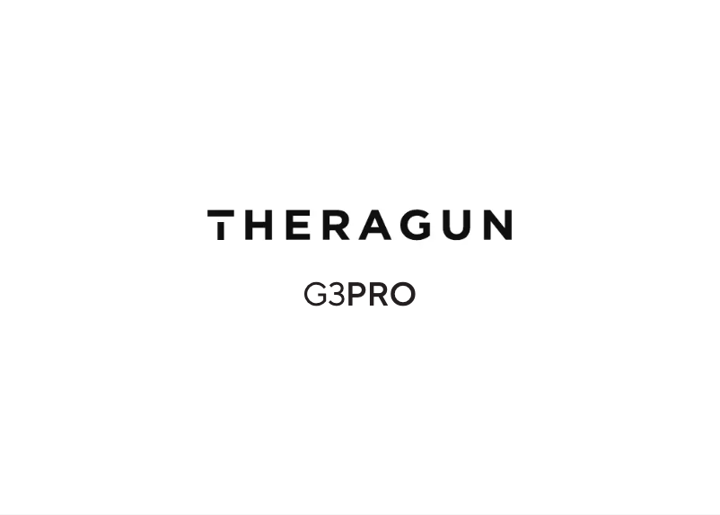 Page n°1 - Manuel utilisateur Theragun G3PRO