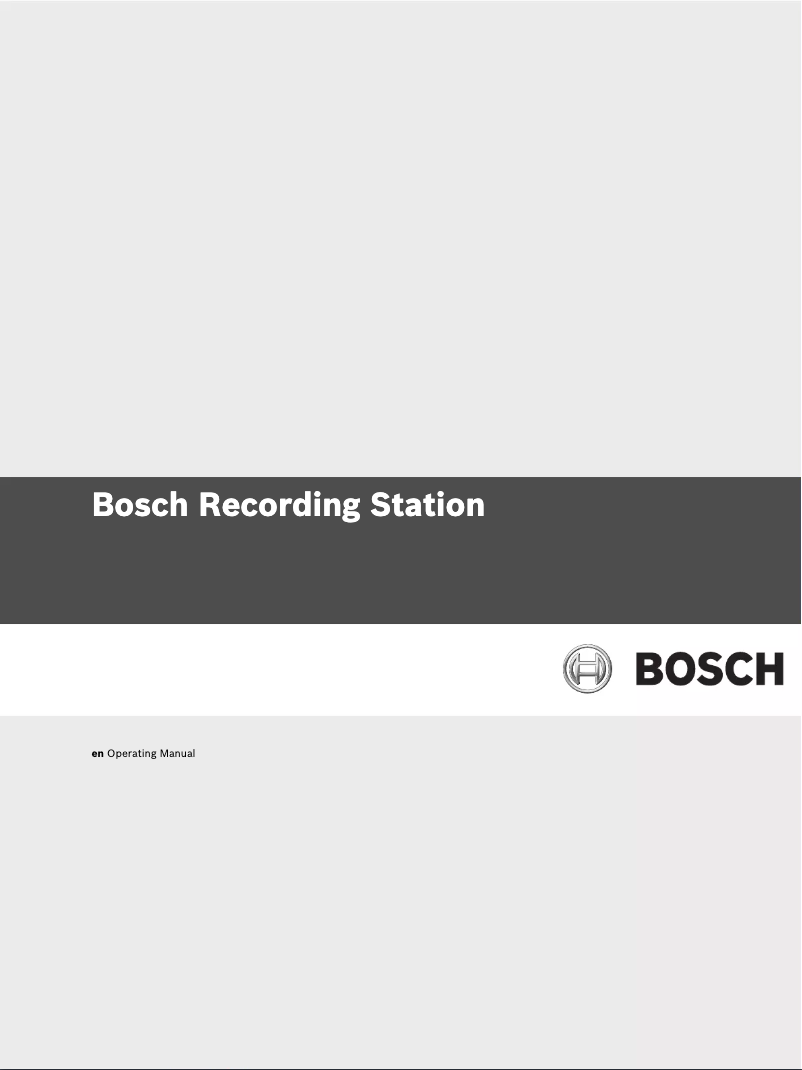 Page n°1 - Manuel utilisateur Bosch BRS-TOW-4100A