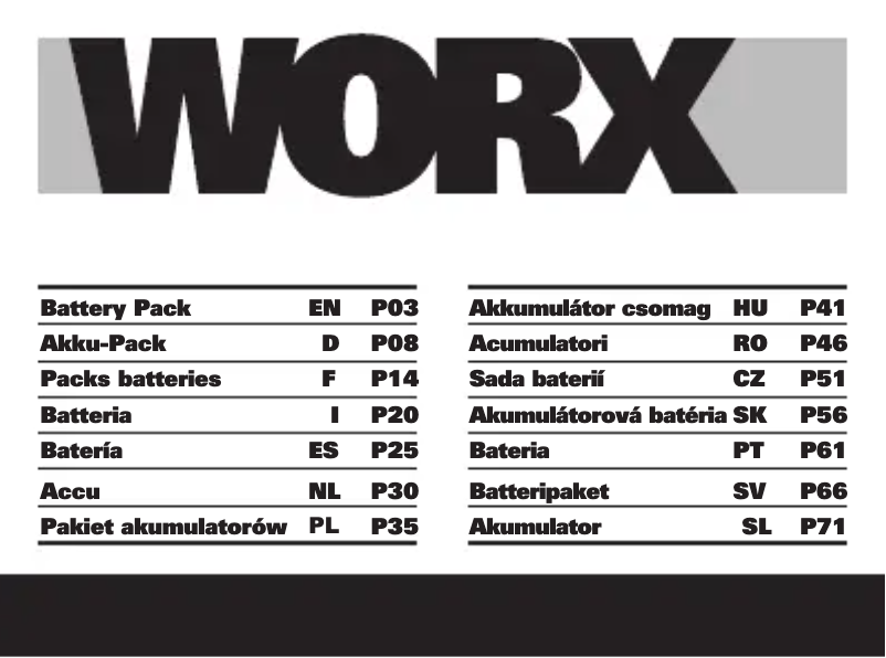 First page image of the manual for WA3641