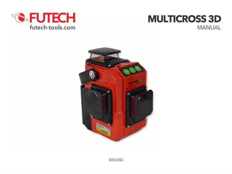 Page n°1 - Manuel utilisateur Futech MC3D