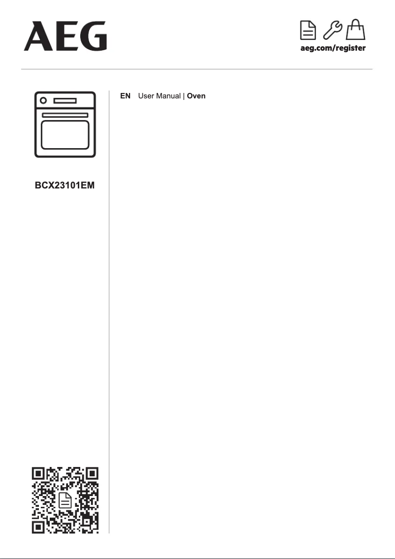 Page n°1 - Manuel utilisateur AEG BCX23101EM