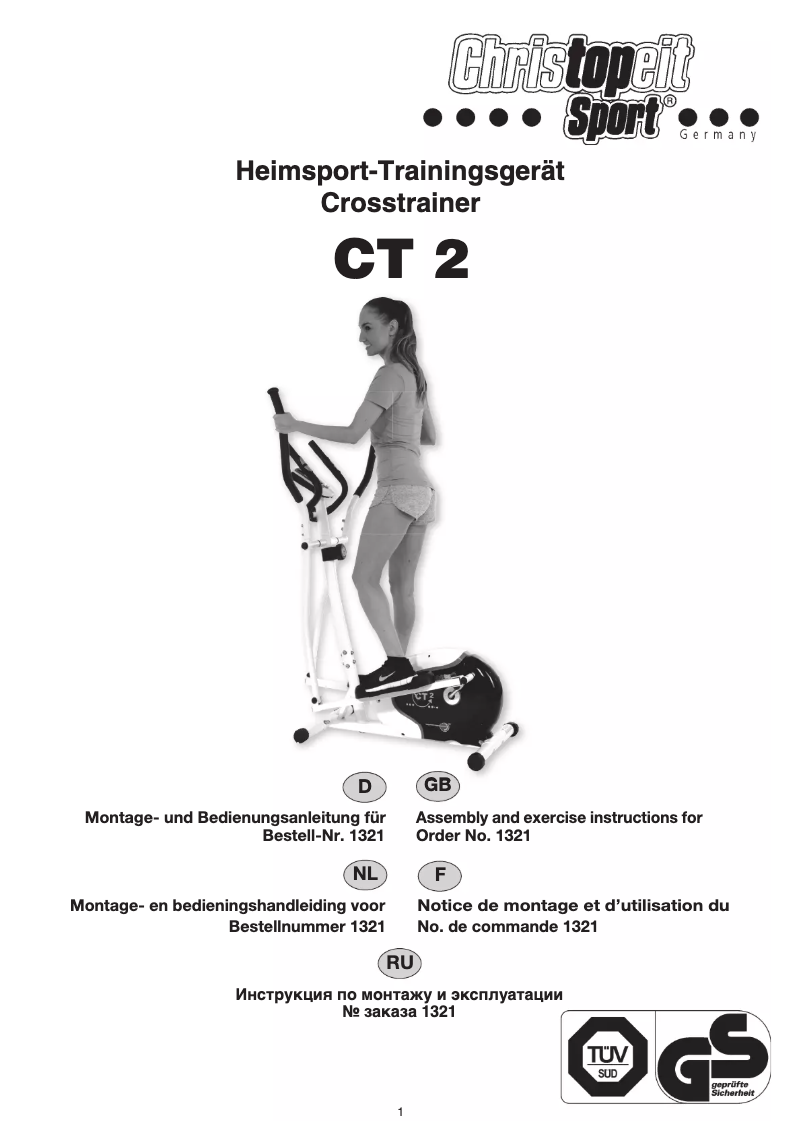 Page 1 de la notice Manuel utilisateur Christopeit CT 2