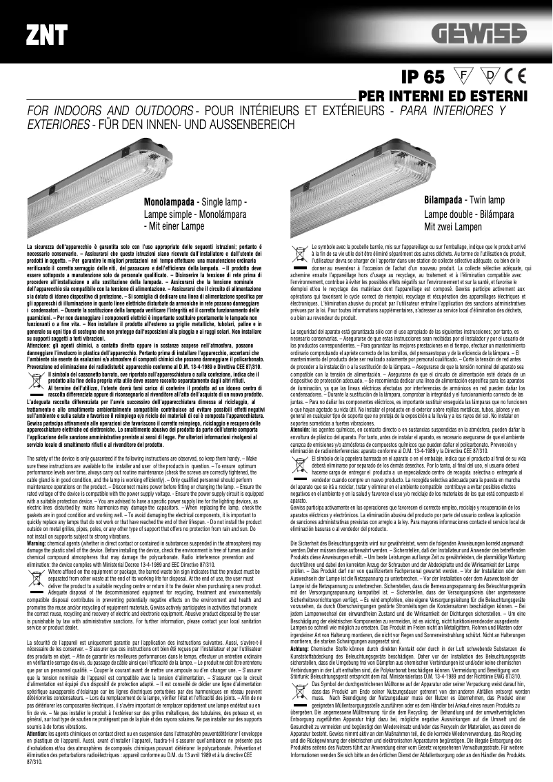 Image de la première page du manuel de l'appareil GW80166