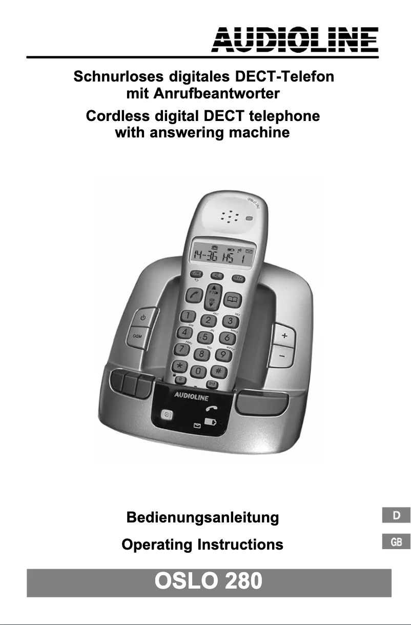 Imagen de la primera página del manual del dispositivo Oslo 280