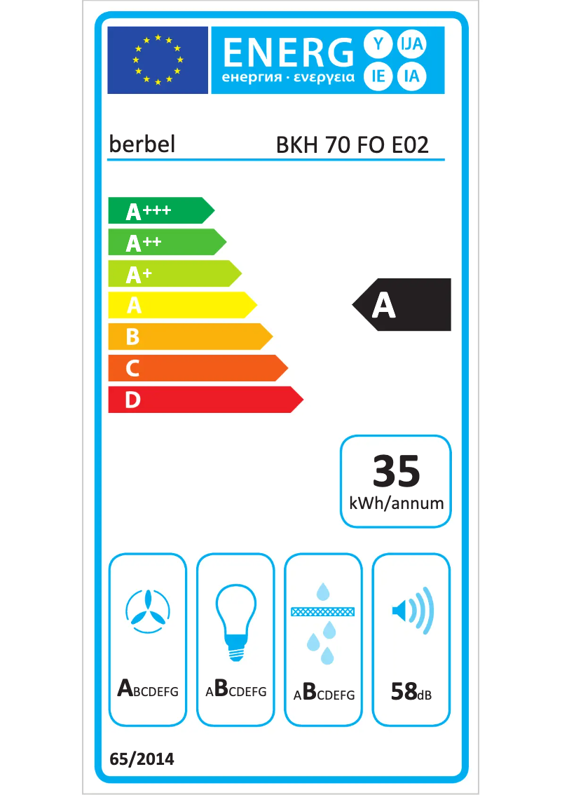 Page n°1 - Manuel utilisateur Berbel BKH 70 FO