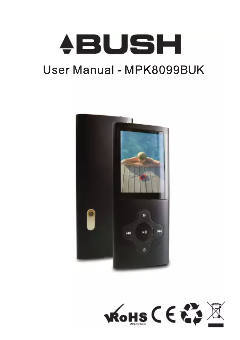 Page 1 de la notice Manuel utilisateur Curtis MPK8099BUK