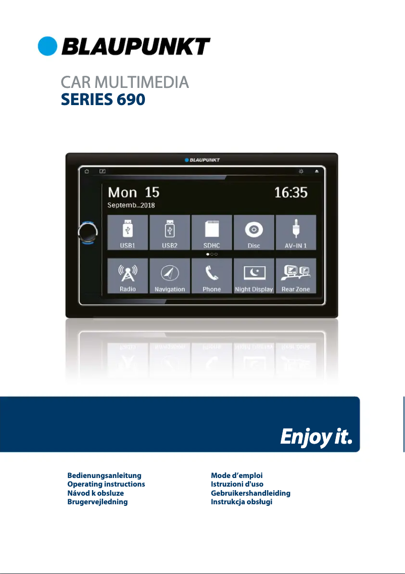 Page n°1 - Manuel utilisateur Blaupunkt Las Vegas 690 DAB