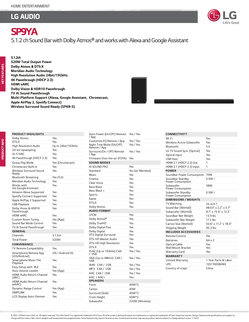 Image de la première page du manuel de l'appareil SP9YA