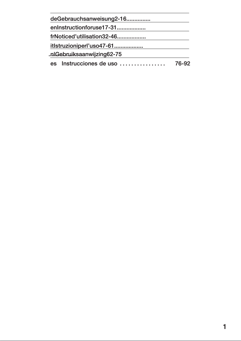 Page n°1 - Manuel utilisateur Siemens HW290760