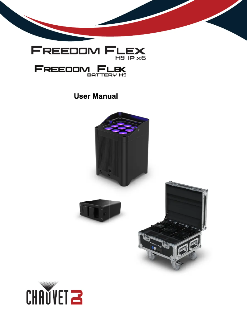 Page 1 de la notice Manuel utilisateur Chauvet Freedom Par H9 IP