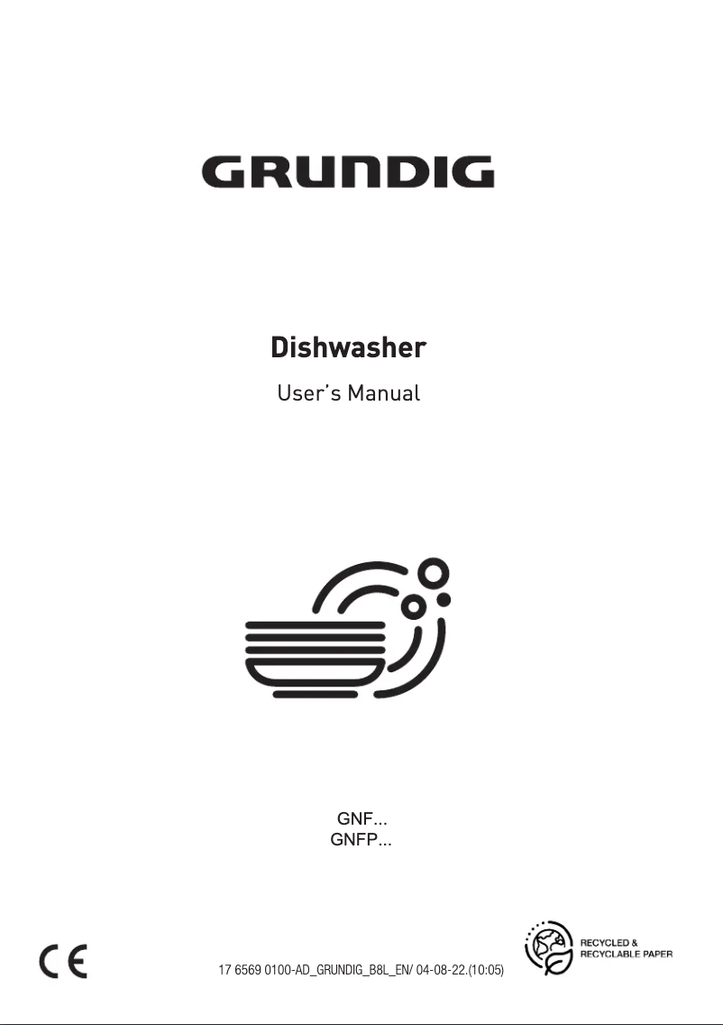 Page n°1 - Manuel utilisateur Grundig GNFP4540XDW