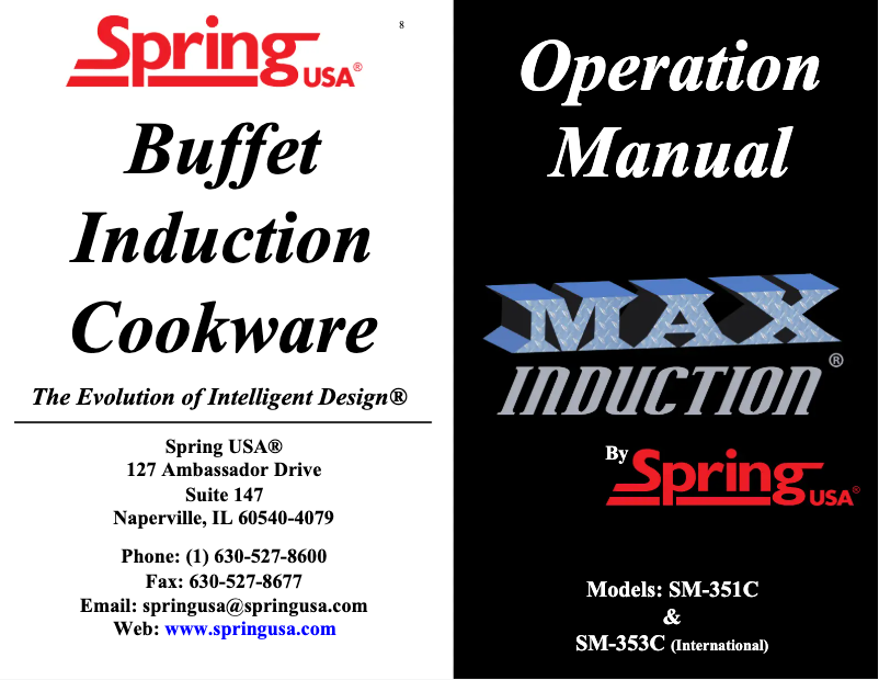 Page n°1 - Manuel utilisateur Spring USA SM-351C