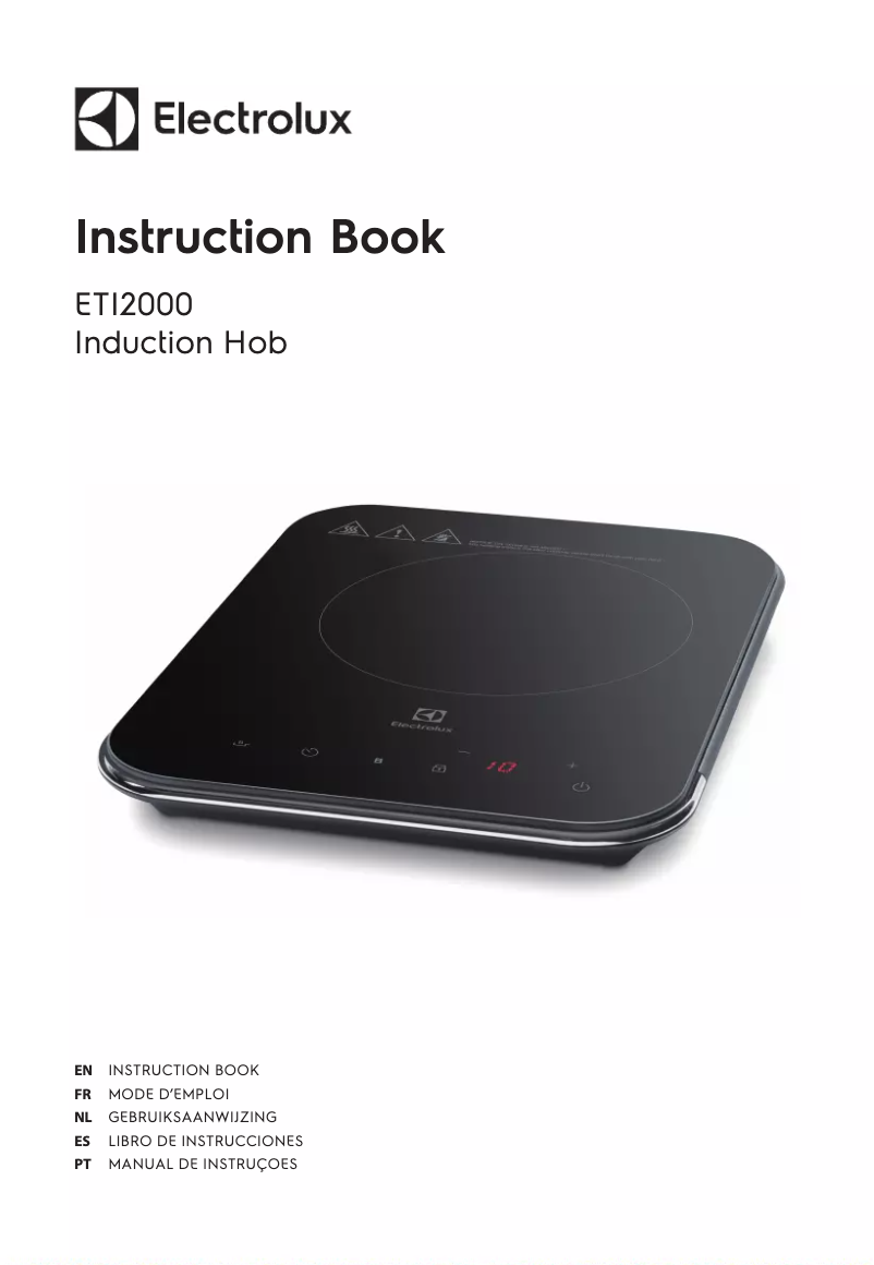 Page 1 de la notice Manuel utilisateur Electrolux ETI2000