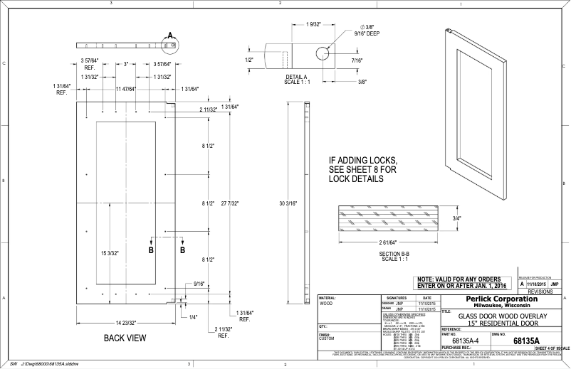 Page n°1 - Mode d'emploi Perlick Signature Series HP15WS-3-4R