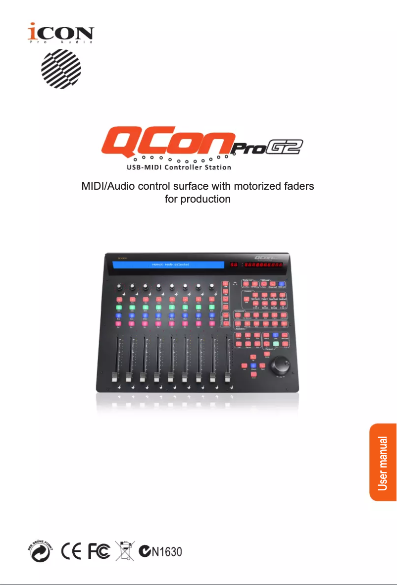 Image de la première page du manuel de l'appareil Qcon Pro G2