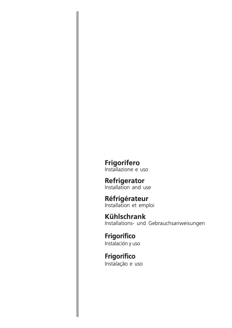 Page 1 de la notice Manuel utilisateur Smeg FR 300 A