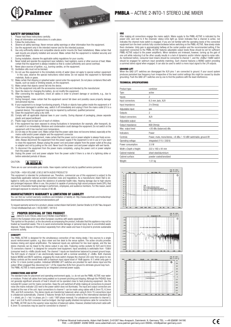Image de la première page du manuel de l'appareil MB L A