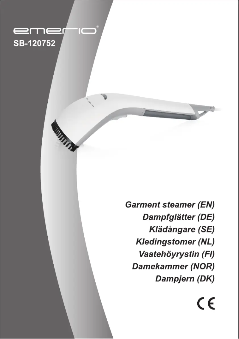 Page n°1 - Manuel utilisateur Emerio SB-120752