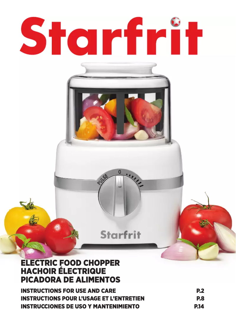 Page 1 de la notice Manuel utilisateur Starfrit 024220-002-0000