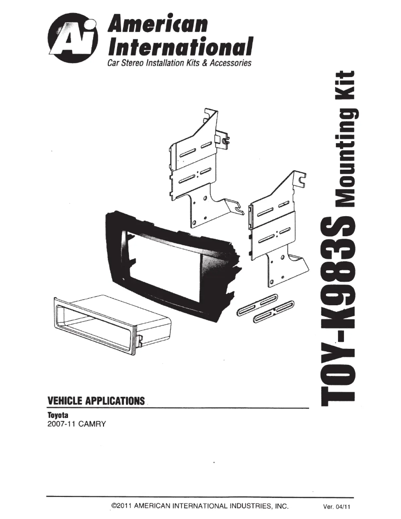 Page 1 de la notice Manuel utilisateur American International TOYK983S