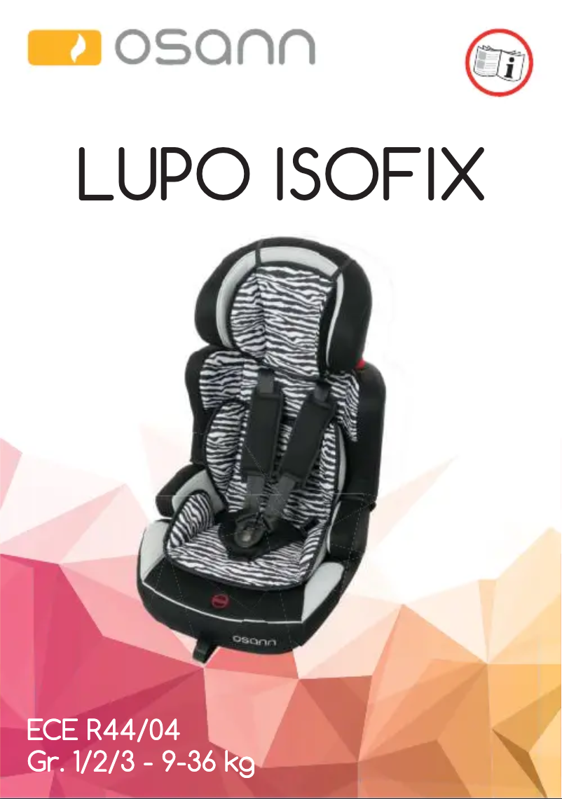 Image de la première page du manuel de l'appareil Lupo Isofix