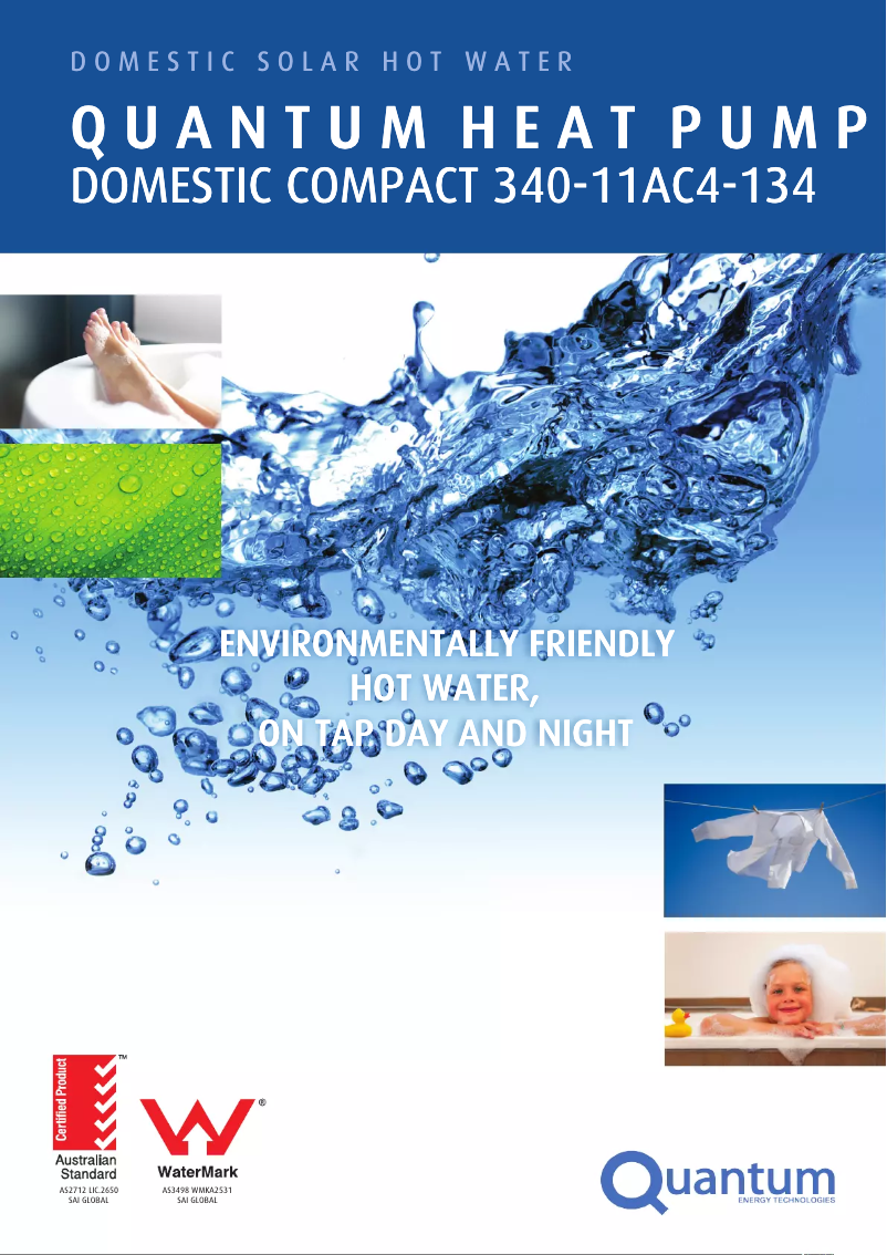 Page n°1 - Manuel utilisateur Quantum 340-11AC4-134