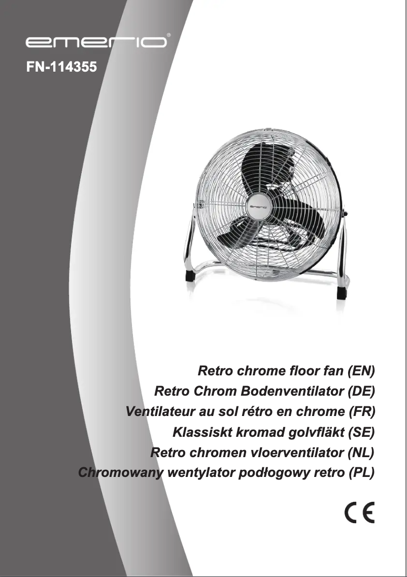 Page n°1 - Manuel utilisateur Emerio FN-114355