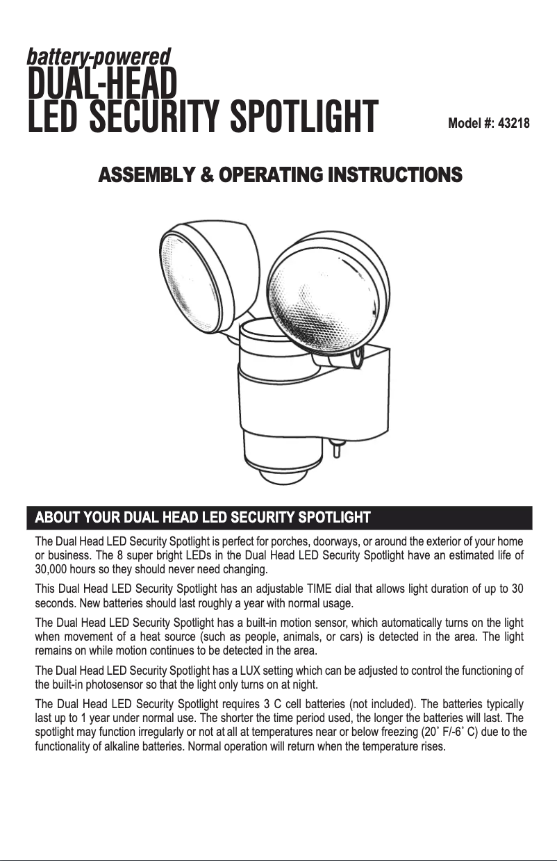 Page 1 de la notice Manuel utilisateur Maxsa 43218