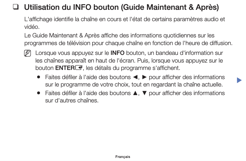 Page 1 de la notice Manuel utilisateur Samsung PA60H5000AK