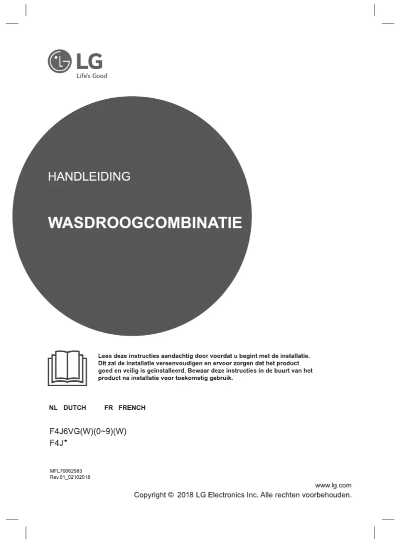 Página 1 del manual Manual de usuario LG F4J6VG0W