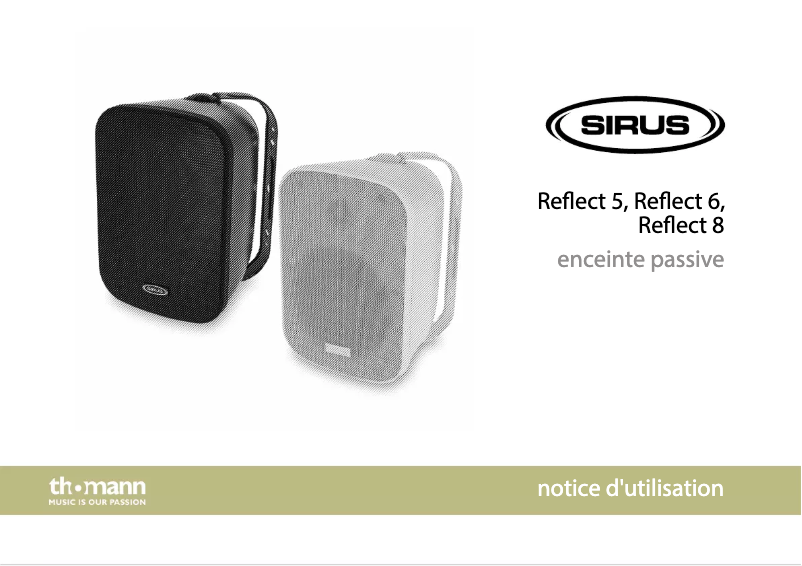 Page n°1 - Manuel utilisateur Sirus Reflect 5
