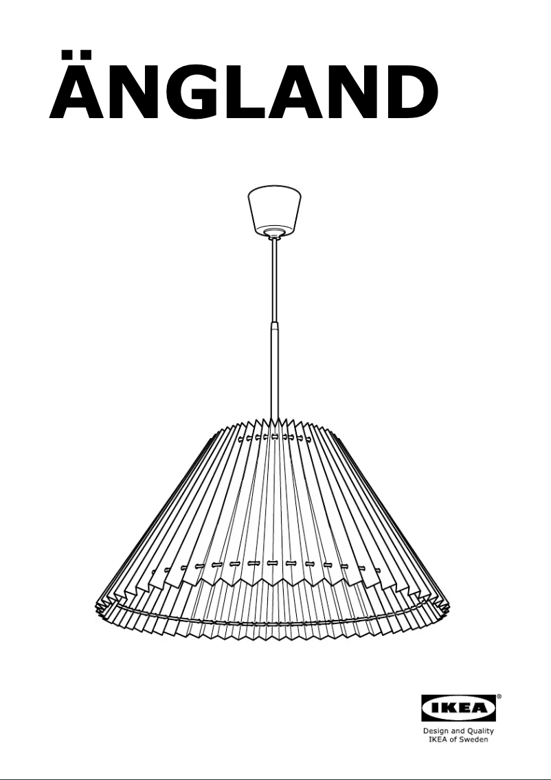 Image de la première page du manuel de l'appareil ANGLAND (Ceiling)