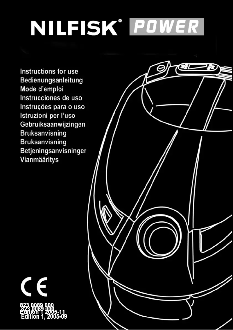 Page n°1 - Manuel utilisateur Nilfisk Power
