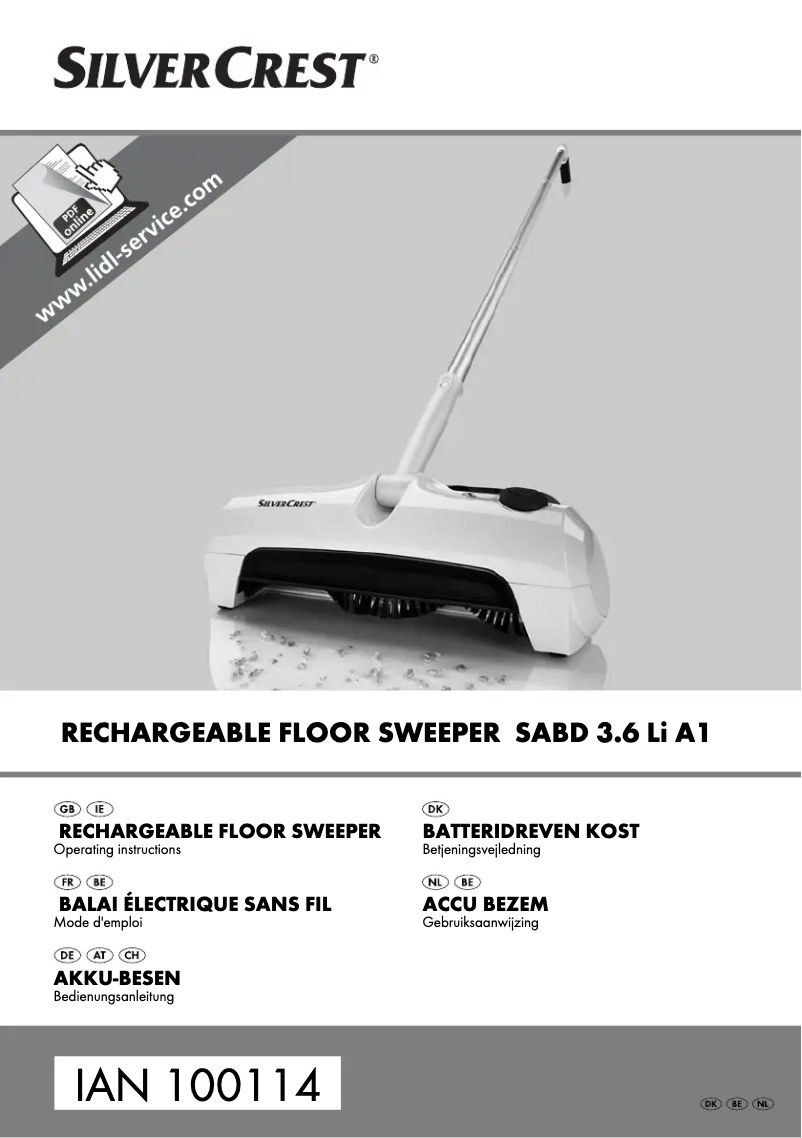 Image de la première page du manuel de l'appareil SABD 3.6 Li A1