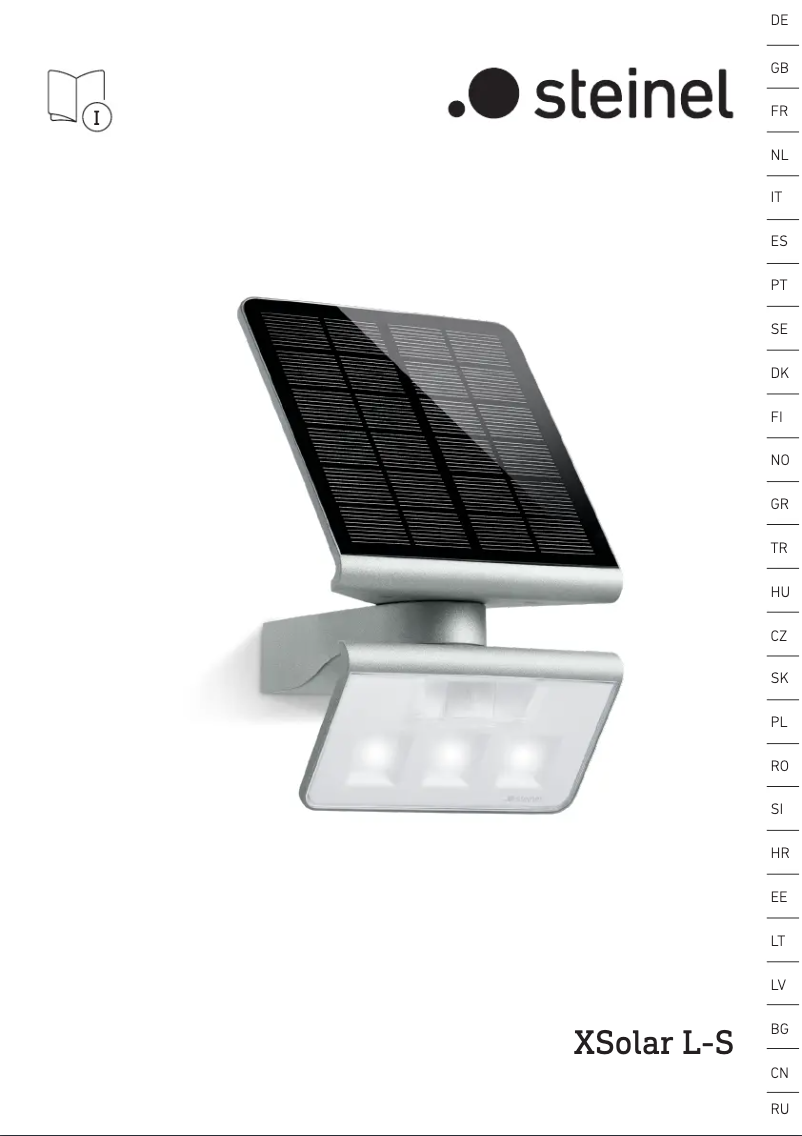 Page 1 de la notice Manuel utilisateur Steinel XSolar L-S