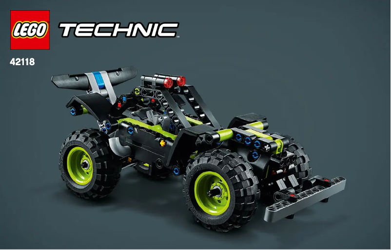 Page n°1 - Manuel utilisateur Lego Technic 42118