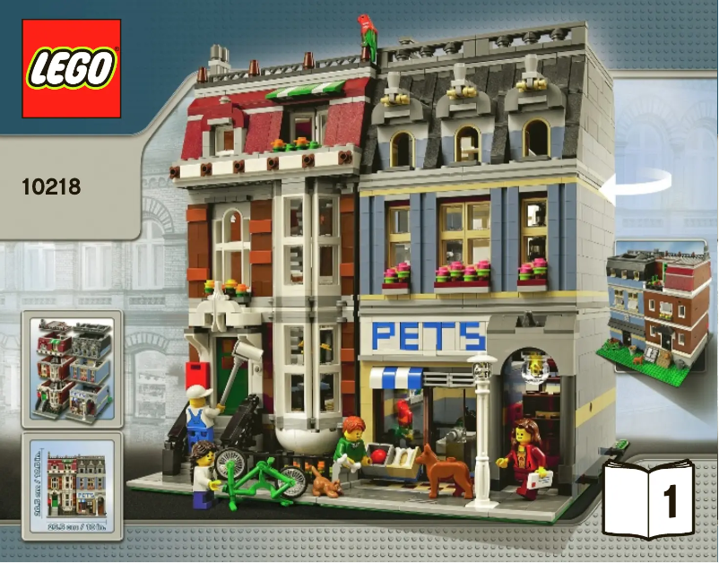 Page 1 de la notice Manuel utilisateur Lego Pet Shop