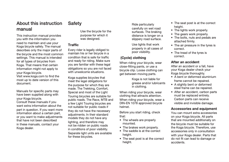 Image de la première page du manuel de l'appareil Sportslady