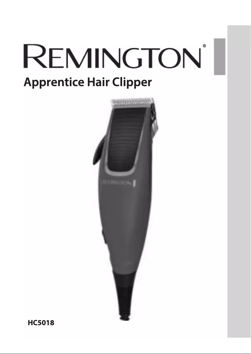 Page n°1 - Manuel utilisateur Remington Apprentice HC5018