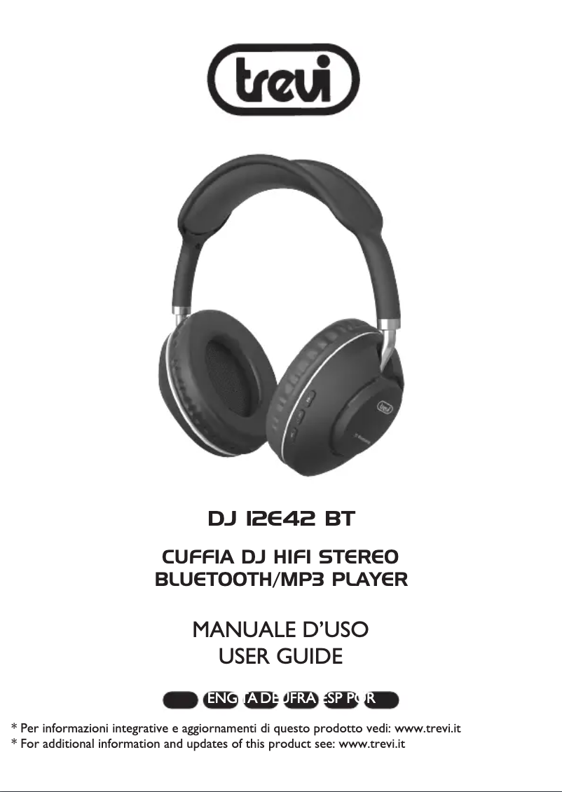 Image de la première page du manuel de l'appareil DJ 12E42 BT