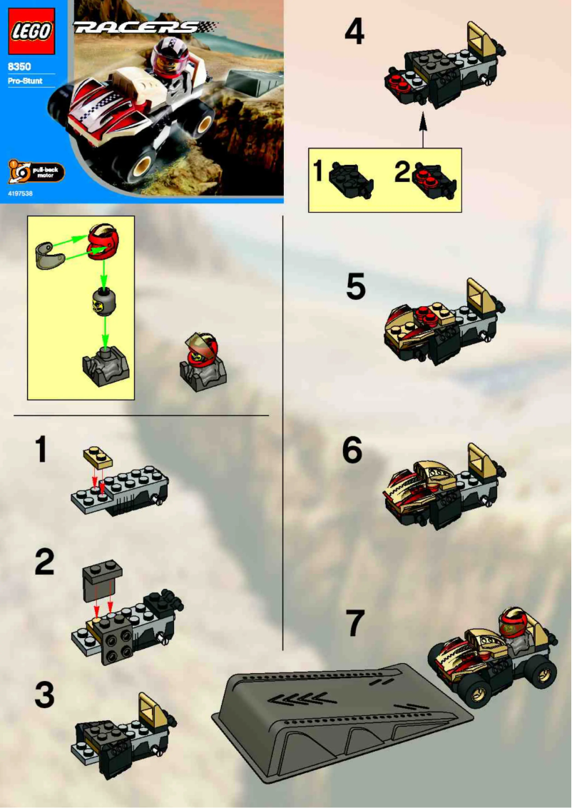 Page 1 de la notice Manuel utilisateur Lego Pro-stunt
