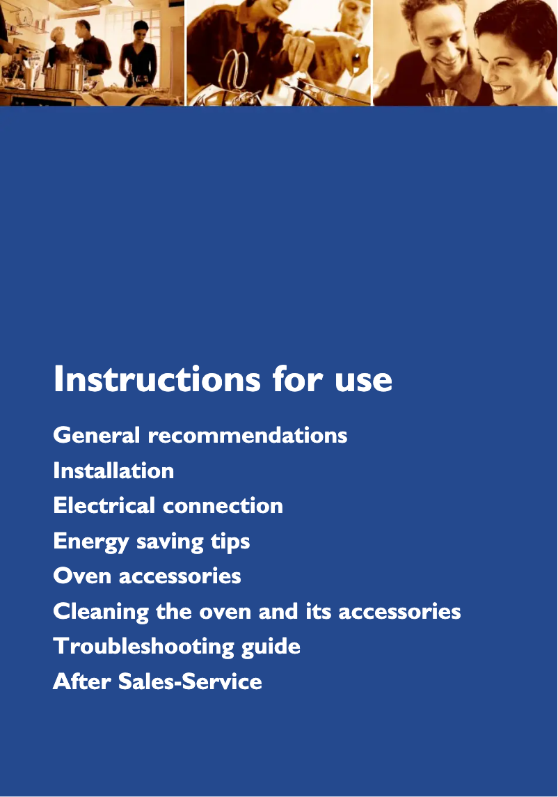 Page 1 de la notice Manuel utilisateur Bauknecht BMZH 5000 AL