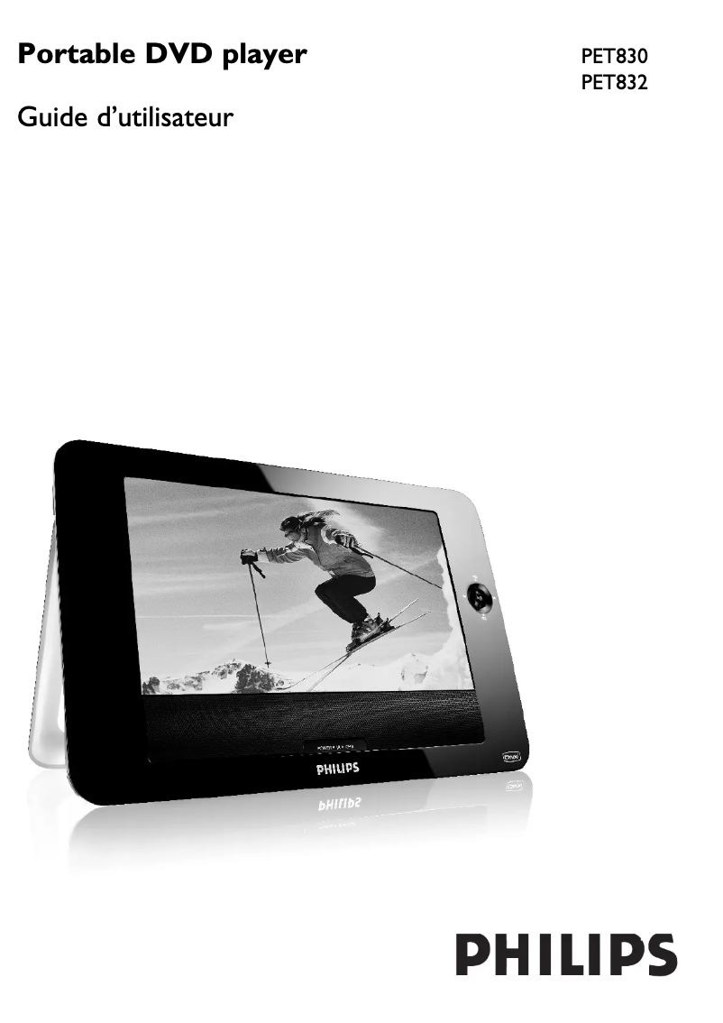 Page n°1 - Manuel utilisateur Philips PET830