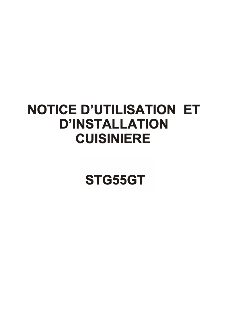 Image de la première page du manuel de l'appareil ACG56SIL